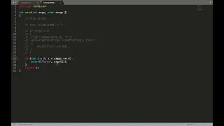 How to use command line arguments in C