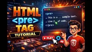 HTML Pre Tag Tutorial: Display Preformatted Text Like a Pro! || code with khalid | pre element