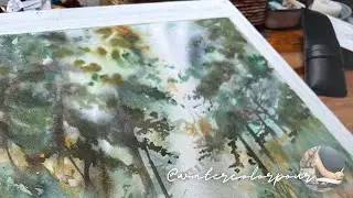 Magical Watercolor Forest Glow Tutorial - Celebrating 19k Subscribers! 💫