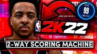 CJ MCCOLLUM BUILD 2K22 NEXT GEN!  | CRAZY SCORING SG BUILD IN NBA 2K22!
