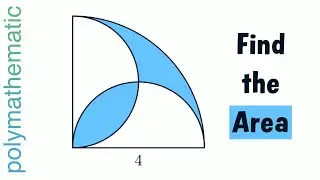 Puzzling Quarter Circle Area Problem [Geometry]