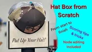 Making a Baseball Hat box from start to finish. (A great intermediate project)