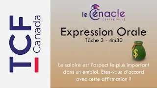 TCF Canada | Expression Orale |Tâche 3 - Sujet 01