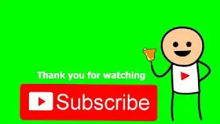 Subscribe Button with the bell Animation Green Screen || Animation Work flow Tutorials