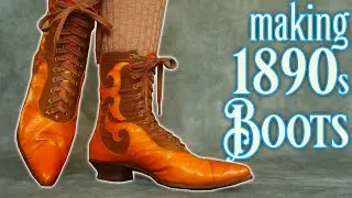 I Made Victorian Boots for Aziraphale! Good Omens Historically Accurate Cosplay pt 4