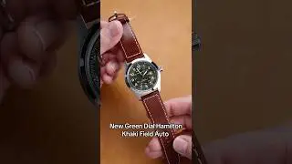 New Hamilton Khaki Field Auto with Green Dial! 42mm or 38mm available at Right Time! 