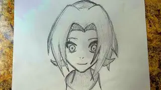 Как нарисовать Сакура Харуно /How to draw SAKURA HARUNO( Boruto) step by step, EASY