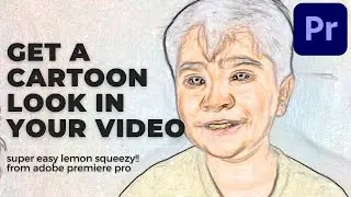 how to make yourself a cartoon│adobe premiere pro│tutorial│ZayanWaseem