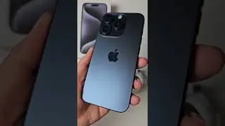 iPhone 15 Pro | Blue Titanium | Best Looking Apple phone? | Unboxing | First Look #iphone15pro