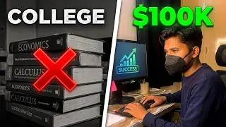 I dropped out of college to make $100,000 in 8 months as a web designer. This is day 1.