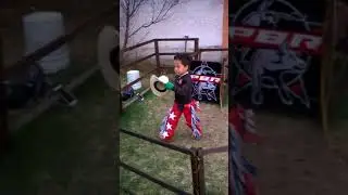 Jaripeo de niños/ Matías Michaca (Gallito de Texcoco)