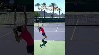 Emma smashing return winners in practice with Bouzkova 💥 #tennis