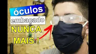 SUPER dica COMO usar MÁSCARA - sem embaçar os ÓCULOS, VIDROS de carros e ESPELHOS