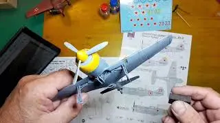 Ла-9 Борисоглебского лётного училища . 1:48 . Часть третья . заключительная .
