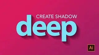 Adobe Illustrator: How to create shadow with any object in adobe illustrator