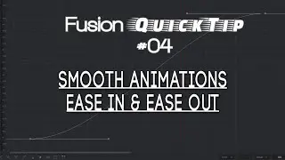 Smooth Animations with Ease In Ease Out in the Spline Editor - Fusion DaVinci Resolve QuickTip #04