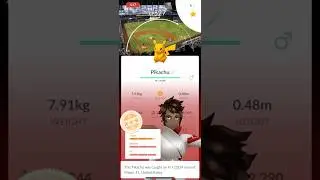 ✨NEW *RARE* Background SHINY Pikachu CAUGHT In Pokemon Go!✨ #shorts #pokemongo #pokemon