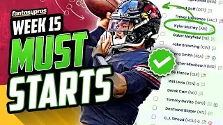 20 MUST Start Players for Week 15 (2023 Fantasy Football)