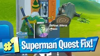 Complete Quests from Clark Kent, Armored Batman, or Beast Boy Location - Fortnite