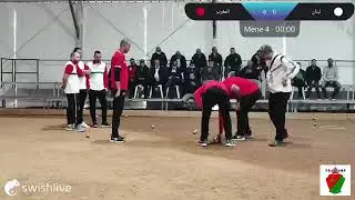 ahsp MAROC & LIBAN  coupe du monde de la pétanque  homme  santa susanna espagne