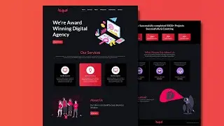 Responsive Website Design Using HTML CSS and JavaScript with Animation and Smooth Scrolling