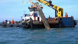 Salvage of Dredge Pipe Charlemagne
