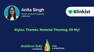 Anita Singh - Styles, Themes, Material Theming, Oh My!