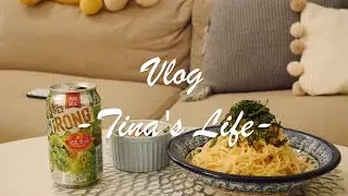 ENG)My favorite Japanese style spaghetti | Daily life of Japanese office worker (Vlog)
