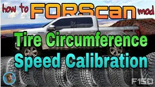 FORScan Tire Circumference speedometer recalibration with GPS