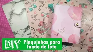 DIY - Plaquinhas para fundo de foto