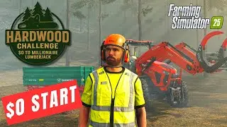 Hard Economy, Zero Dollars, And A Chainsaw - Hardwood Challenge – Part 1