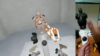 Augmented Virtuality Using Touch-Sensitive 3D-Printed Objects