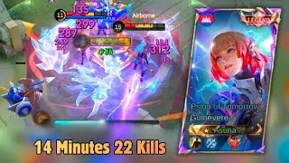 Guinevere Legend Skin 22 Kills in 14 Minutes🔥 | Rank Gameplay
