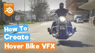 Blender VFX Tutorial: How to Create a Hoverbike [VFX Nodes]