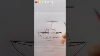 Boat Drawing And Painting shorts #shorts