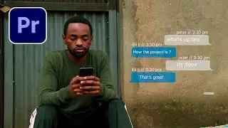 How To Create a Message Bubble in Adobe Premiere Pro | EASY | Tutorial