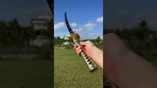 Have You Ever SEEN A Golden Katana Before?? #shortsviral