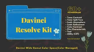 Davinci Resolve KIT| 65+ Free Powergrade | W3H |