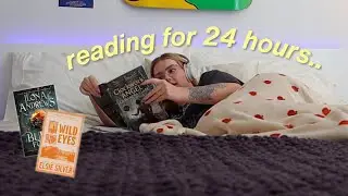 24 hour readathon vlog 📚⏰ can i finish my *entire* september TBR?!
