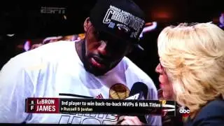 LeBron James MVP Speech