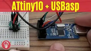 Programming ATtiny10 with USBasp Programmer