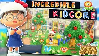 🌈 The Ultimate BRIGHT KIDCORE Island! 🎨  | ACNH Island Tour