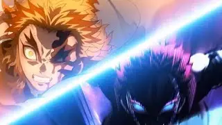 Blood Water-grandson {Demon slayer mugan train} Anime Amv+nightcore music