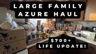 $700+ LARGE FAMILY AZURE HAUL! + LIFE UPDATES