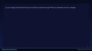 How to Configure a Proxy in FoxyProxy for Firefox