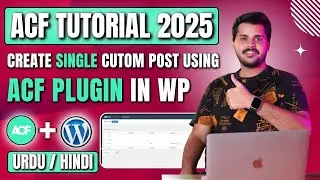 How to Create Single Custom Post Type Using ACF Free in WordPress | Custom Post Types Tutorial
