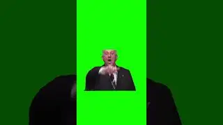 house speaker kicking out green screen