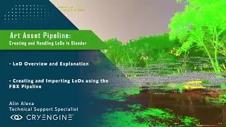 CRYENGINE Tutorial - Art Asset Pipeline: Creating and Handling LoDs (Blender)