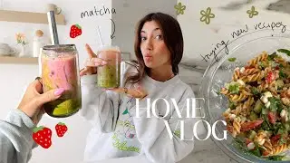 Spring in the City: strawberry matcha, routines & new recipes 🍓🌸