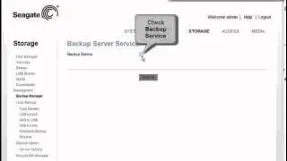 Black Armor NAS  Using the Backup Manager Feature of the Web UI_Configure Back Up Services